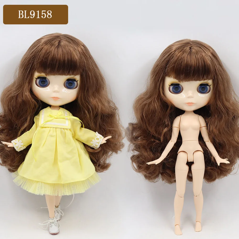 Ледяная фабрика Blyth кукла 1/6 BJD индивидуальные обнаженные тела с белой кожей, глянцевое лицо, подарок для девочки, игрушка