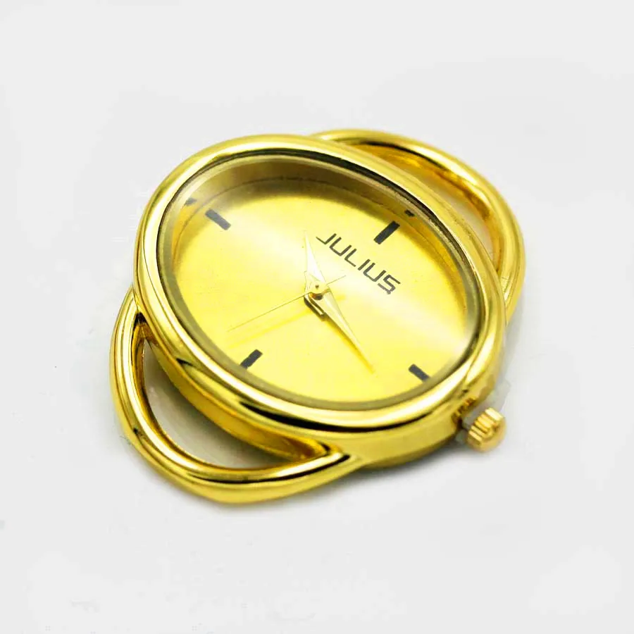 Shsby Diy Personality Oval Gold Silver Watch Header Rope Circle Table Core Watchband Watch Accessories