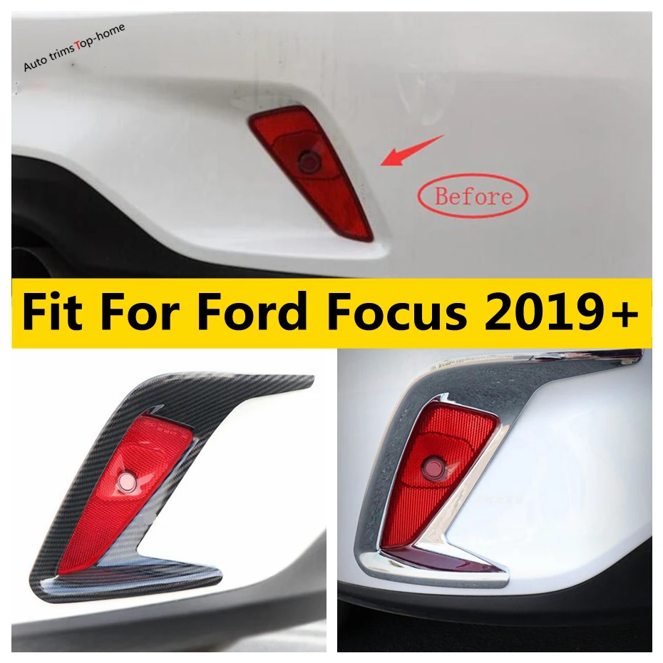 Yimaautotrims задний багажник противотуманные фары рамка обшивка для Ford Focus 2019 2021 седан