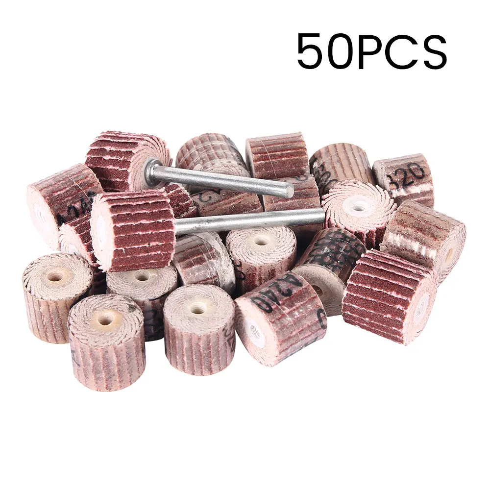 50 шт. 80#120#240#320#600# шлифовальная машина с заслонкой колеса замена диска абразивный шлифовальный станок роторный инструмент Мини дрель инструменты