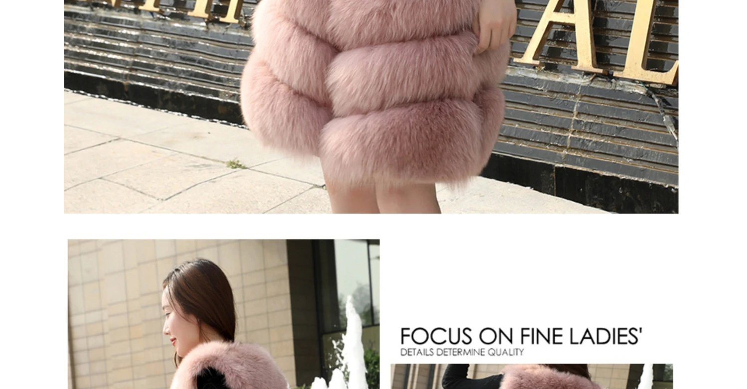Flash Deal Real Fur Vests Long Winter Women Fur Vest Female Sleeveless Genuine Fur Vest Ladies Fashion Luxury Slim Warm High Quality 2019 37
