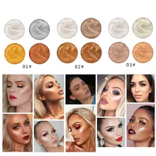 Новая мода, поднос для макияжа, 4 цвета, светильник, пудра, восстанавливающая емкость, пудра, осветляющая кожу, консилер, тени для век, поднос