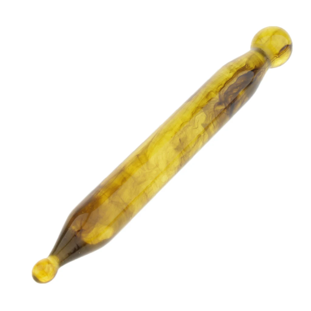 Traditional Reflexology Hand & Foot Massage Tool, Jade Stone Stick, Gua Sha Scraping Massager Trigger Point Massage