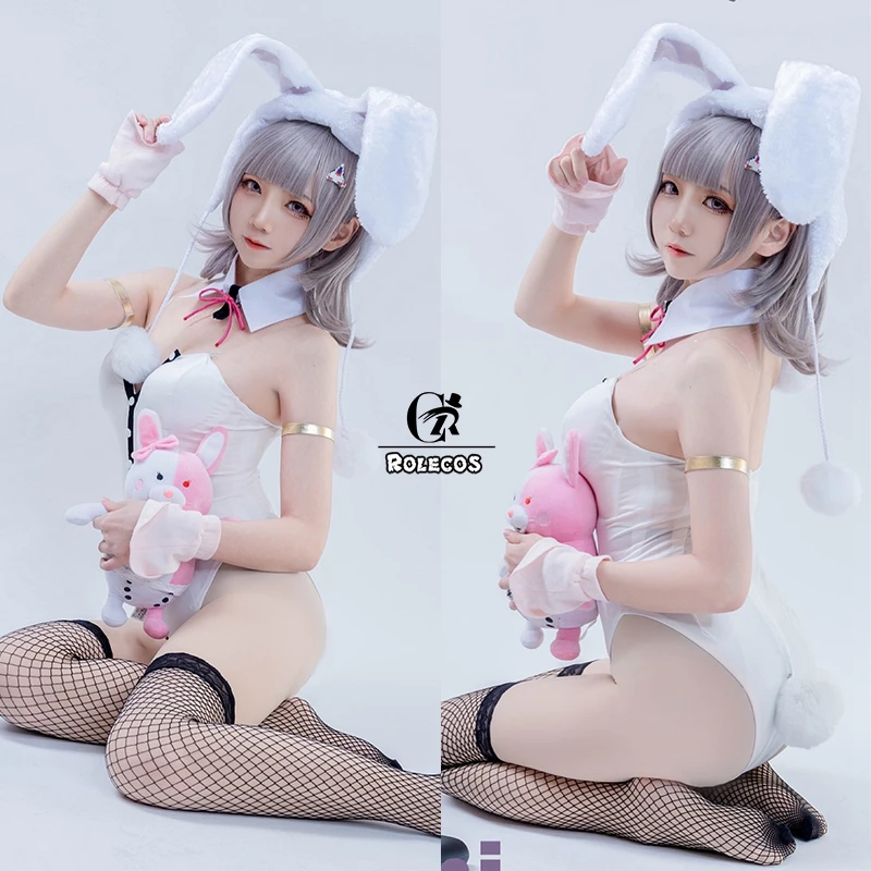Костюм для косплея ROLECOS Super DanganRonpa 2 комбинезон Nanami ChiaKi Bunny Girl женское сексуальное