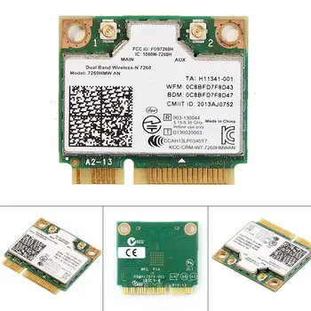 

Dual Band wireless Network card For Intel Dual Band Wireless-AN 7260 7260HMW 2.4G & 5G Half Mini PCI-E Card