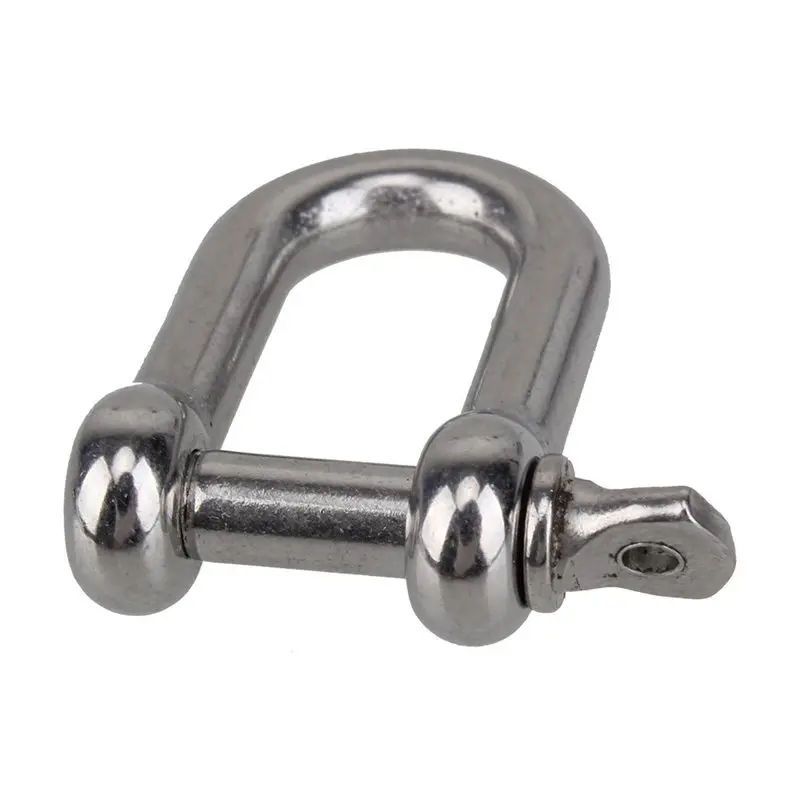 Промо-акция! M6x38mm прямая d-скоба, короткая, нержавеющая сталь AISI 316