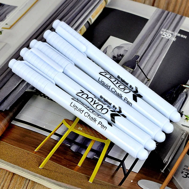 10pcs White Liquid Chalk Pen Marker For Glass Windows Chalkboard