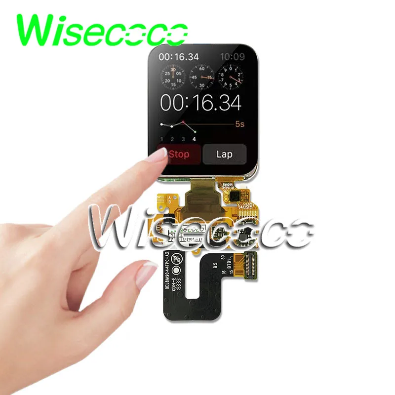 Дисплей Wisecoco 1 78 дюймов AMOLED 368X448 для смарт-часов Экран носимый браслет панель