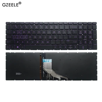 

GZEELE New For HP Pavilion GAMING 15-CX 15-cx0040nr 15-cx0058wm 15-cx0020nr 15-cx0030nr 15-CX000 Keyboard Purple with Backlit US