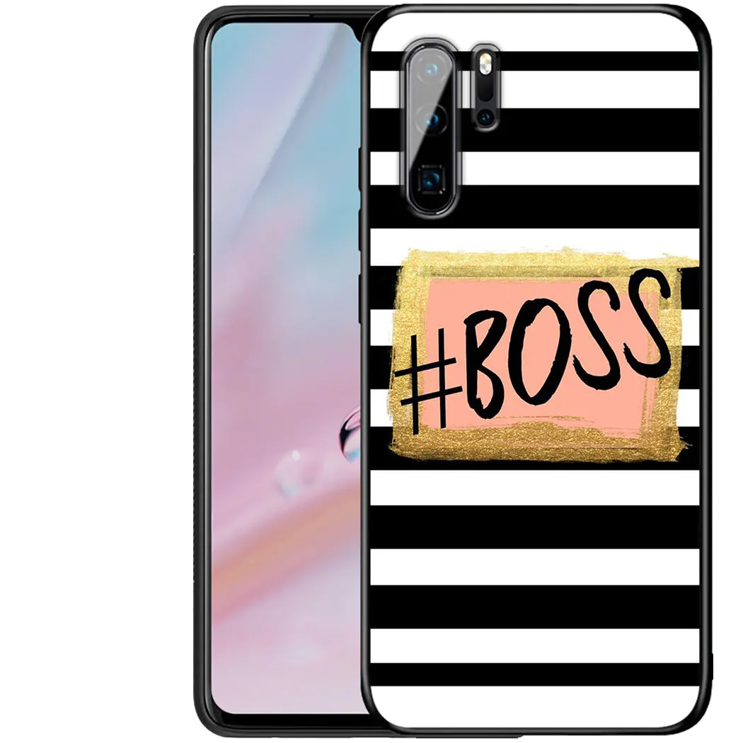 Мягкий силиконовый чехол IYICAO Boss Girl Для huawei P Smart Z Plus P30 P20 P10 Lite Pro, чехол для телефона - Цвет: 11
