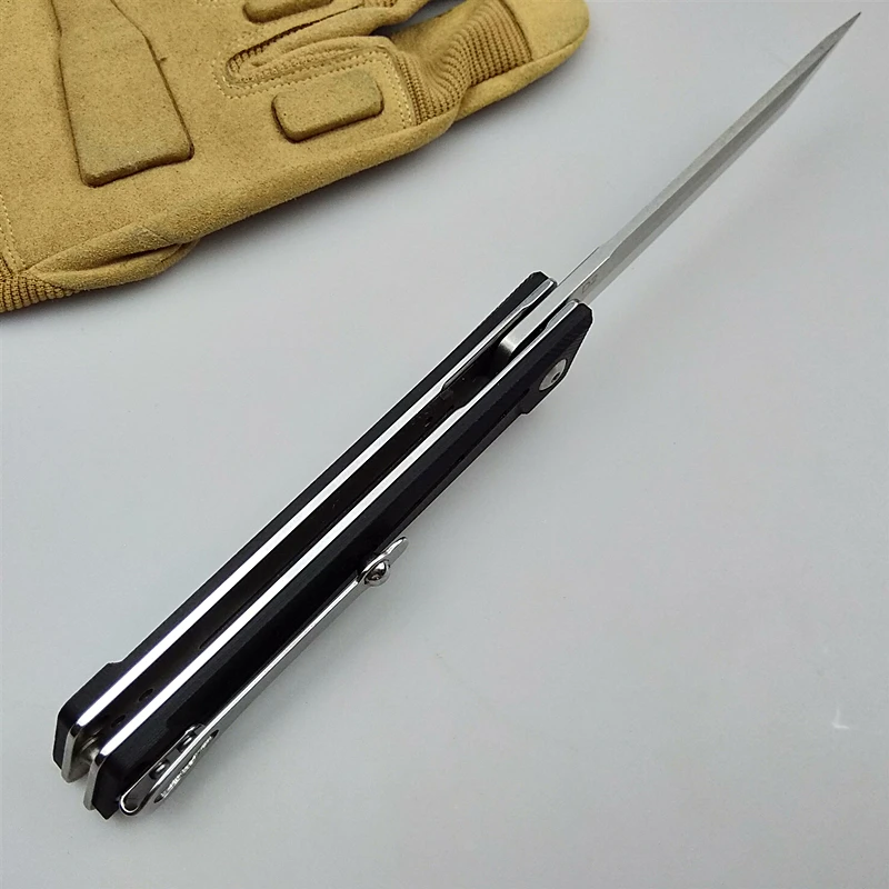 KESIWO EDC pocket folding knife D2 blade camping hunting knives tactical flipper utility G10 handle kitchen fruit fishing tools