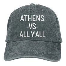 Бейсбольная кепка для мужчин и женщин в стиле унисекс с глубоким вереском из денима, Регулируемая Кепка для гольфа