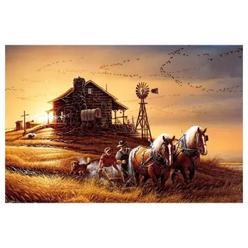 

Farming 1000Pcs Jigsaw Paper Puzzles Educational Toys for adults Children