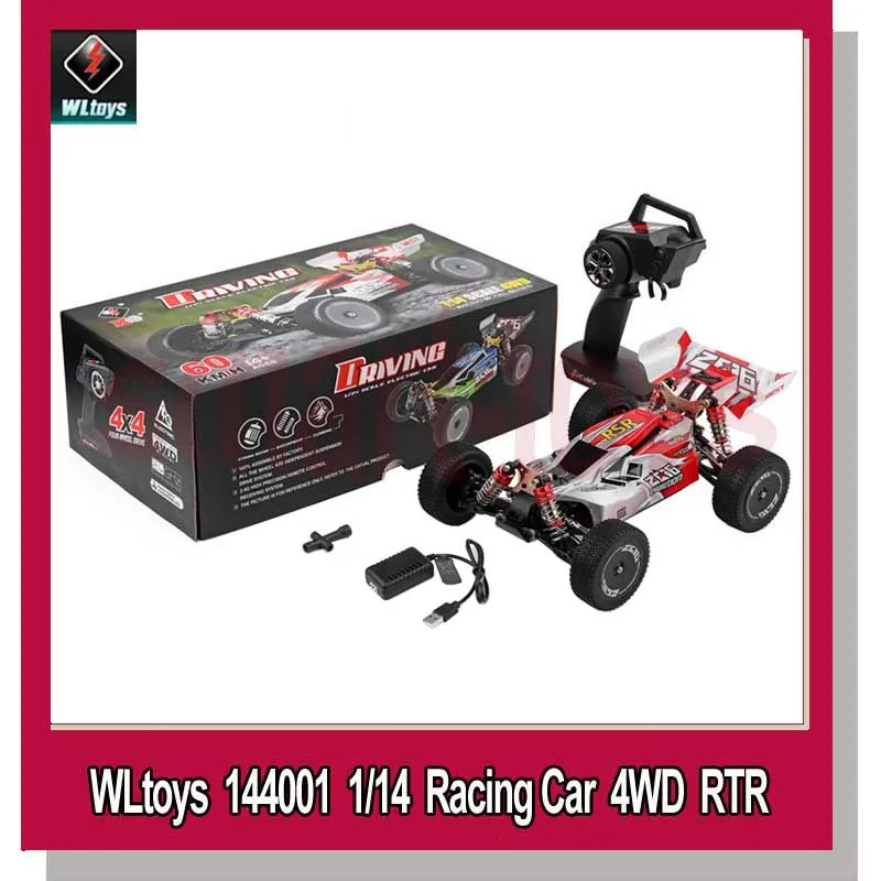 WLtoys 144001 RC 1/14 гоночный автомобиль с дистанционным управлением 550 двигатель