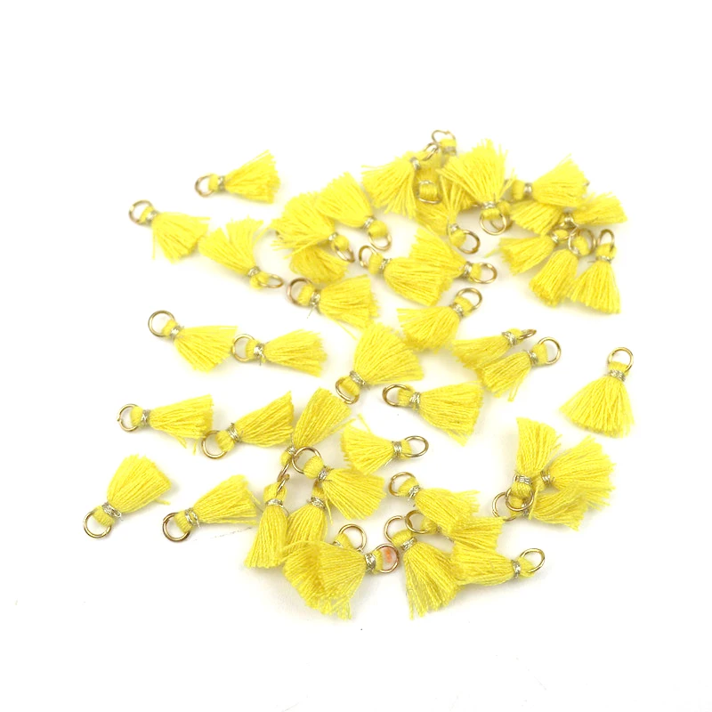 Yellow tassels