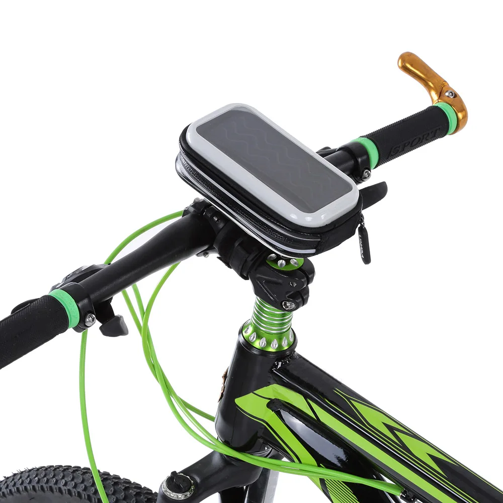 

Rainproof Motorcycle Bike Bicycle Handlebar Mount Holder Case for 3.5" Cell Phones