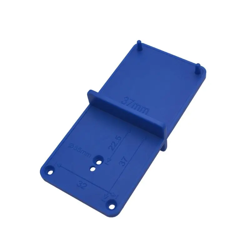 

35mm 40mm Hinge Hole Drilling Guide Locator Holes Opener Template Model Door Cabinets DIY Woodworking Tool M0XD
