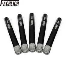 

5pieces Hexagon Shank Diamond Drill Core Hole Saw for Marble Tile Porcelain Drilling Core Bit Dry Drill Bits 10MM