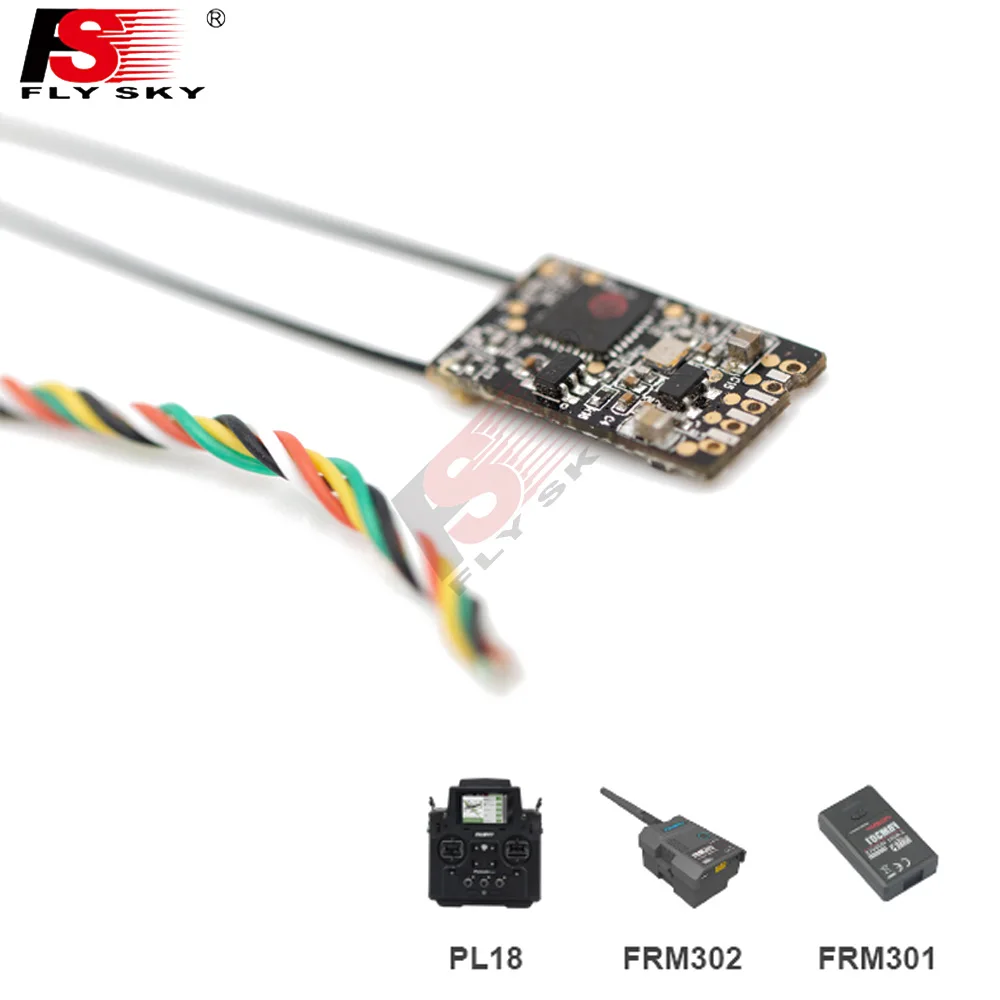 1 шт. Flysky FTr16S двухсторонняя двойная антенна PPM/IBUS PL18 стандартный мини-приемник для многоосевого радиоуправляемого дрона