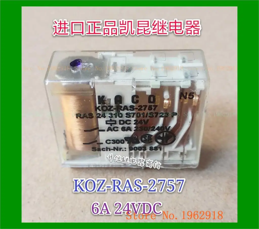 

KOZ-RAS-2757 24VDC 6A 24V The old