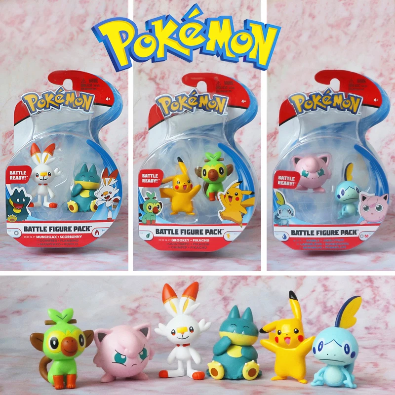 Экшн-фигурки TAKARA TOMY покемон Пикачу Иви скорбанни джигглипуф собл снорлакс