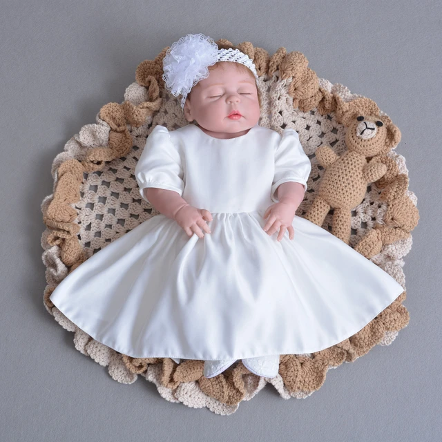 Hermoso Vestido Vestidos Tejidos De Bautizo Para Bebes Bautizo