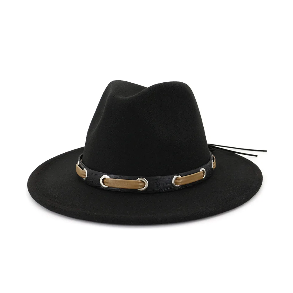 Женская фетровая шляпа, имитация шерсти, Осень-зима, женские фетровые шляпы, модные, топ, джазовая шляпа, шляпа для женщин, Sombrero Mujer AD0801