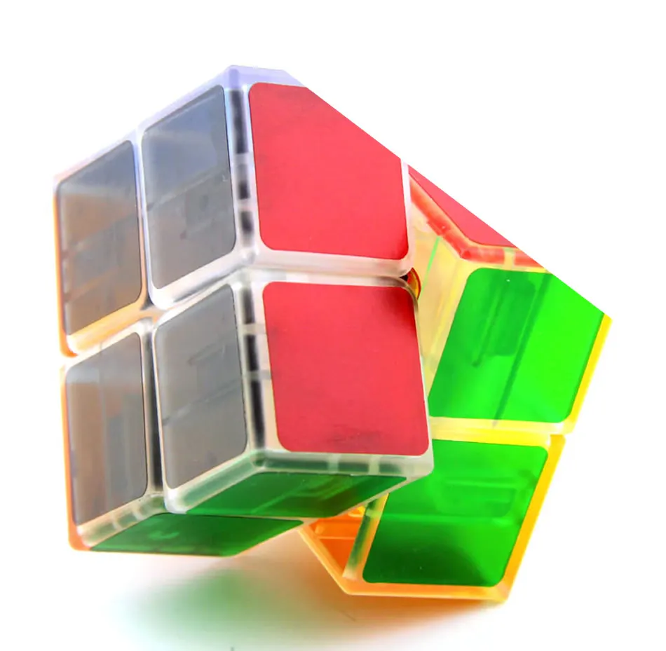 Высокое качество, LanLan, 2x2x2, волшебный куб, 2x2, прозрачная скоростная головоломка, рождественский подарок, идеи, детские игрушки для детей