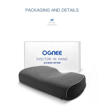 

Ognee Sleep Spine Care Correction Space Memory Foam Improve Sleeping Comfortable Magnetic Therapy Healthy Pillow