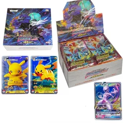 Tarjeta de Pokémon de dragón que respira fuego, juego de cartas de animación evoluciones Booster, juguete coleccionable para niños, regalo, 288 piezas