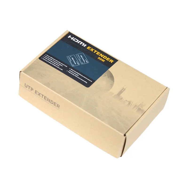 50 м HDMI удлинитель 1080p 3D приемник передатчика HDMI по Cat 5e/6 RJ45 Ethernet конвертер HE50S