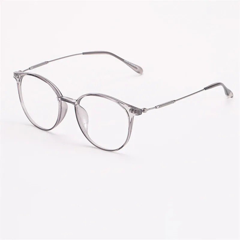 

TR90 Eyeglasses Frame Women Men Round Glasses Woman Ultra Light Transparent Clear Lens Eyewear