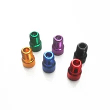 Цветной алюминиевый сплав велосипедный клапан конвертер Law рот повернуть Америка рот разъем для верховой езды оборудование аксессуары