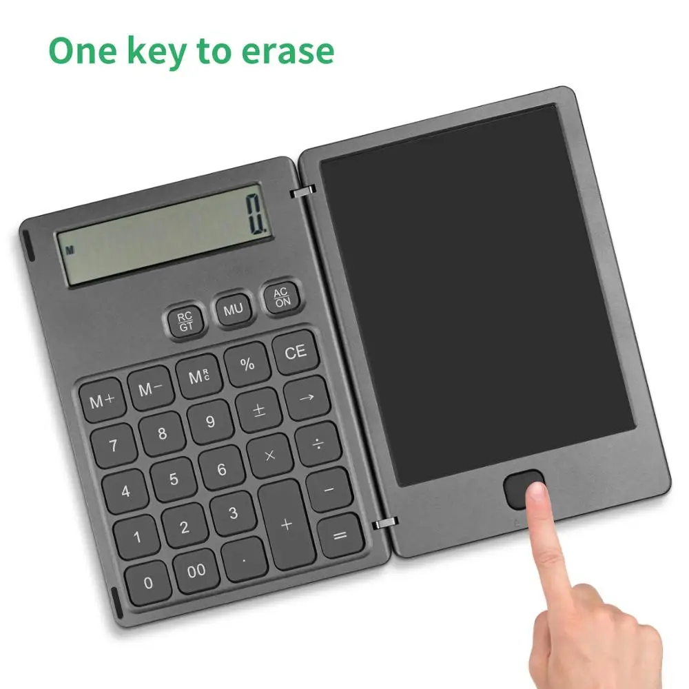 6.5 inch Creative LCD Writing Tablet with Calculator Digital Drawing Electronic Handwriting Pad Message Graphics Board Kids Gift