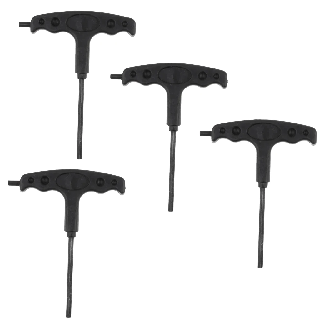 

4 Pack Skate Tools Multi-Function Portable Roller Inline T Tool Wrench with T-Type Allen Key