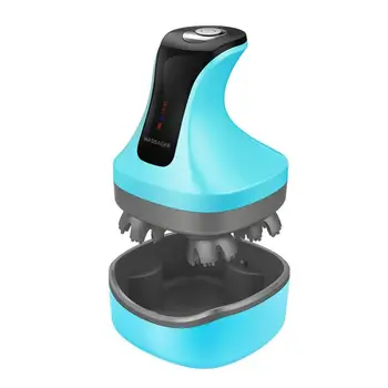 

Head Massager Claw 3D waterproof Electric Wireless Scalp Massage Promote Hair Growth Body deep tissue Kneading Vibrating A4