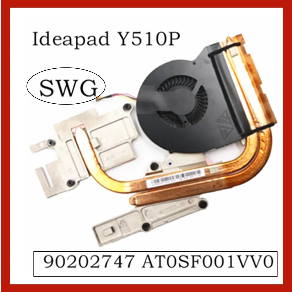 CPU Cooler Cooling Fan For Lenovo Thinkpad  Y510P Heatsink  SWG Discrete Graphics, FAN, FRU 90202747 AT0SF001VV0
