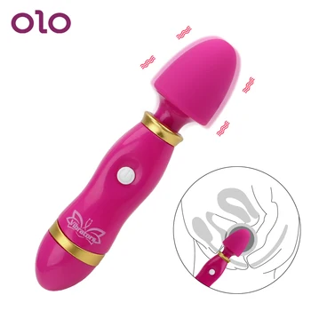 OLO g-spot Massage vibrateur tige magique AV bâton baguette vibrateurs Clitoris Stimulation adulte jouets sexuels pour les femmes Masturbation féminine