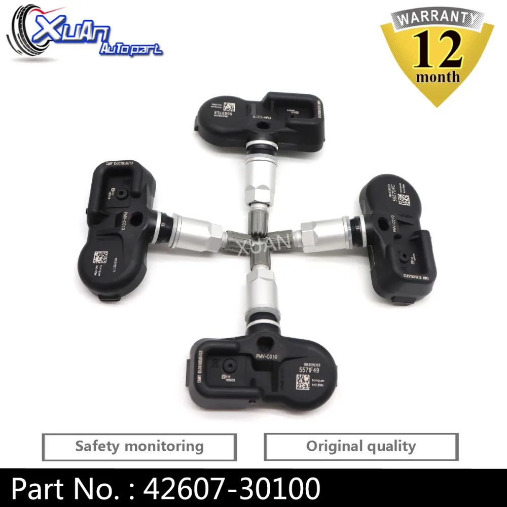 XUAN 42607-30100 датчик контроля давления в шинах, датчик TPMS для Lexus ES200 ES250 GS250 GS450h IS250 PMV-C010 315 МГц