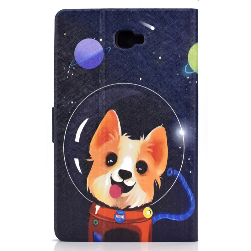 Cover For Coque Samsung Tab A6 10.1 T580 Cartoon Leather Fundas Case For Samsung Galaxy Tab A 6 10.1 T585 T580 Cover Cases