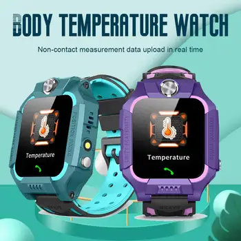 

Children Smart Watch Temperature Measurement Watch Waterproof Bracelet 1.44 Inch Color Touch Screen Dual Calling Smartwatch