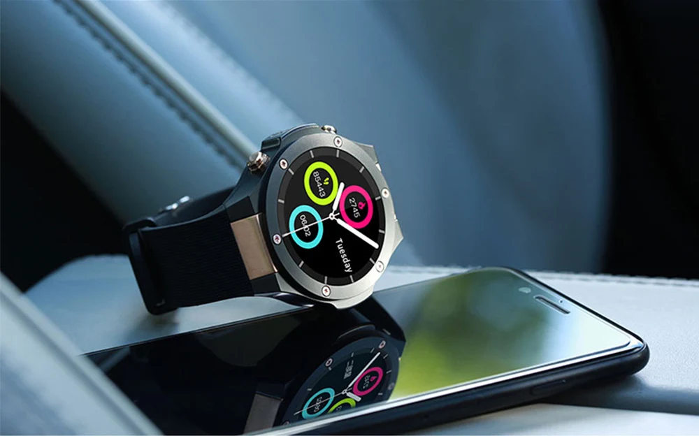 H2 3g Smartwatch телефон gps 1,39 дюймов Android 5,0 MTK6580 четырехъядерный 16 Гб МП камера монитор сердечного ритма шагомер