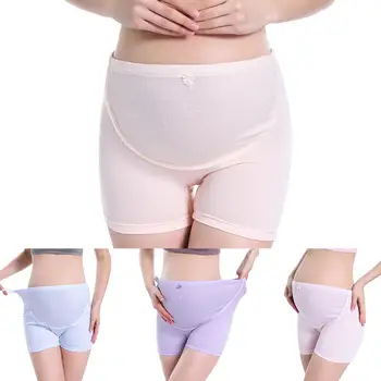 

Short Feminino High Waist Belly Support Pregnant Women Underwear Trunk Breathable Maternity Panties Adjustable Safety Shorts