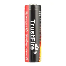 2 шт Красный Черный AA 3,7 V 14500 900mAh литий-ионный светодиодный аккумулятор безопасный экологичный для фонарика