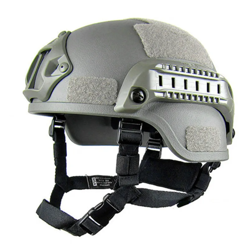 GY Качественный Легкий Быстрый Шлем MICH2000 Airsoft MH Тактический шлем Открытый тактический Painball CS SWAT езда защитное оборудование - Цвет: GY