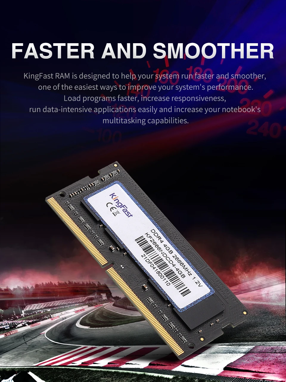 Description Picture 6 of itemKingFast memoria ram ddr4 4GB 8GB 16GB 2400 2666 3200 MHz DDR 4 2666MHz RAM 1.2V Notebook RAMs 260Pin Laptop Memory Sodimm