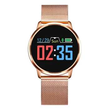 

Waterproof Round Watch Heart Rate Blood Pressure Monitor Periodic Reminder For Woman Physiological Cycle Color Screen Bracelet