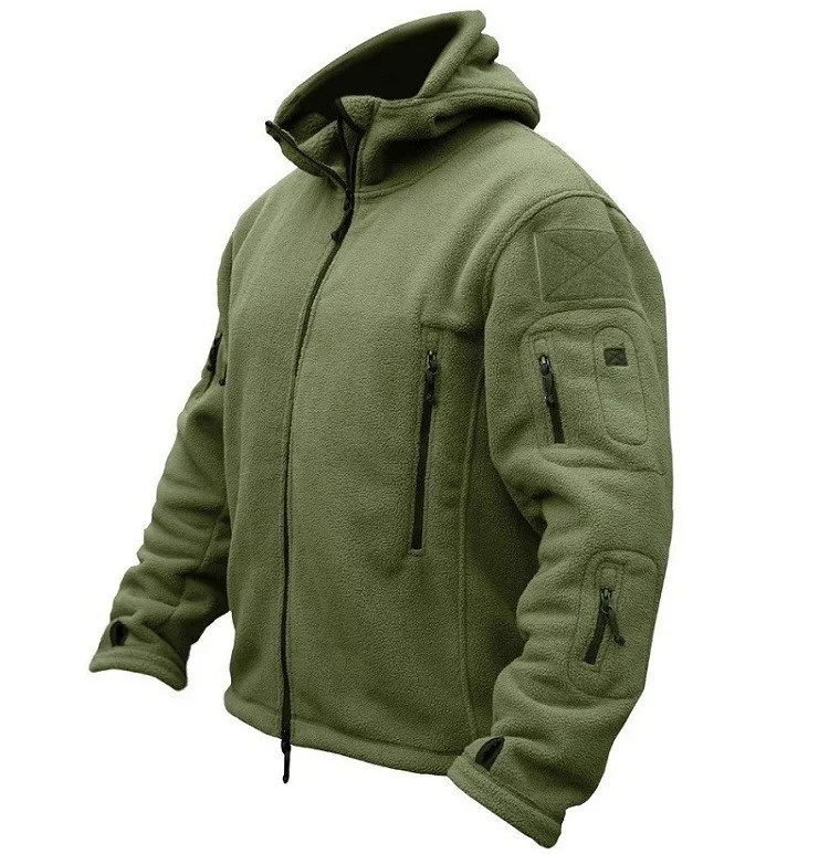 Тактическая куртка из флиса в стиле милитари для мужчин, теплая верхняя одежда Polartec, теплая куртка с капюшоном в стиле милитари, верхняя одежда из материала софтшелл, армейские куртки