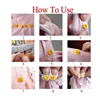 Plastic Snap Buttons Fasteners T3 For Clothes Garment Accessories Resin Snaps Press Buckles 100 sets 6