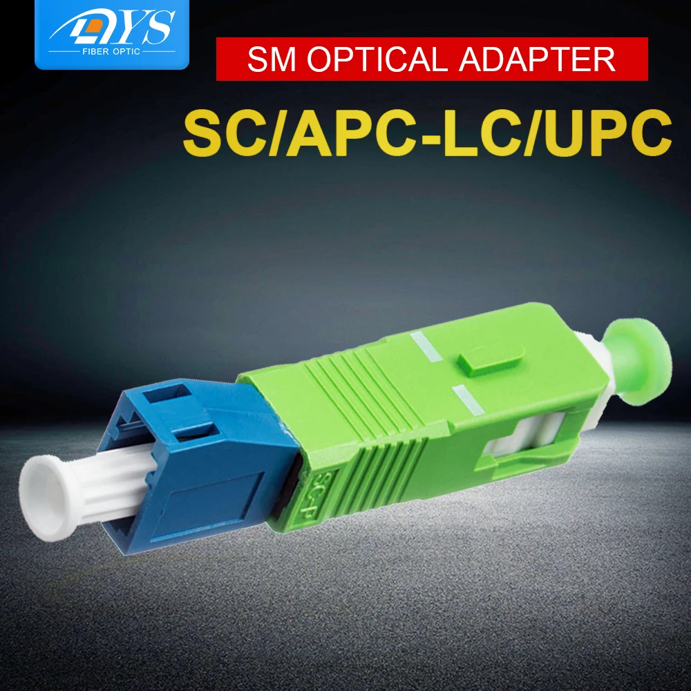 Гибридный переходник 5 шт. LC-SC гнездо-штекер VFL SM ММ APC одномодовый